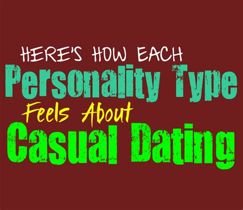 personality type online dating